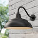 R Series Satin Black 17 inch Warehouse Shade